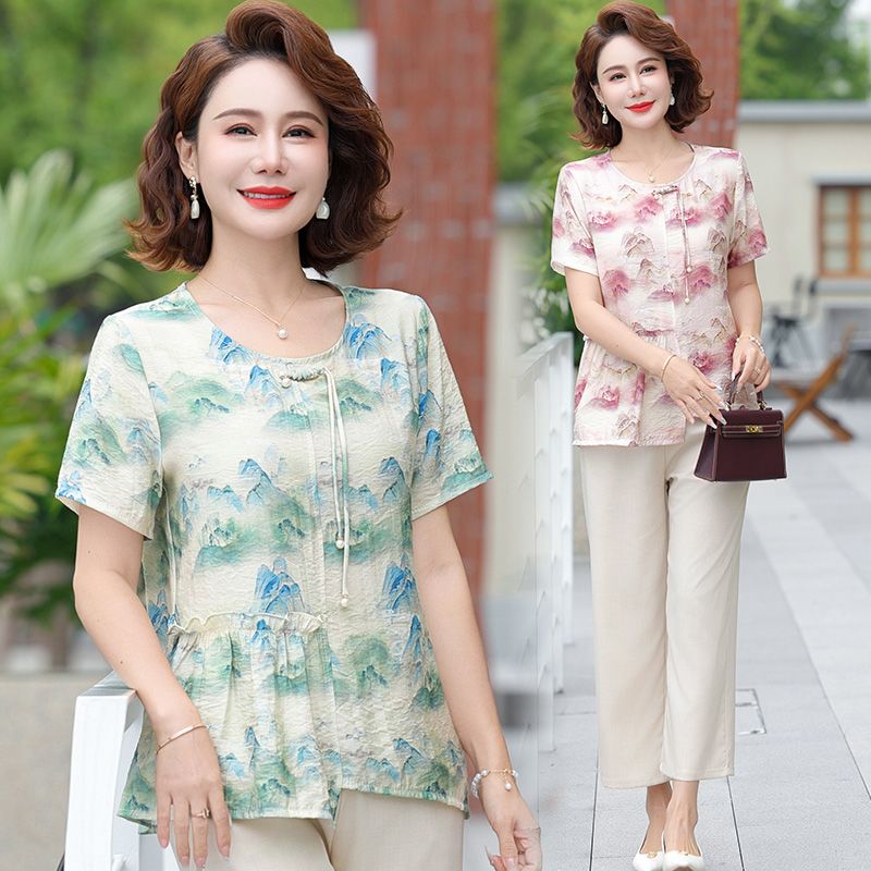 Summer Clothing Over 60 - Mature Women's Summer Fashion Loose Fit