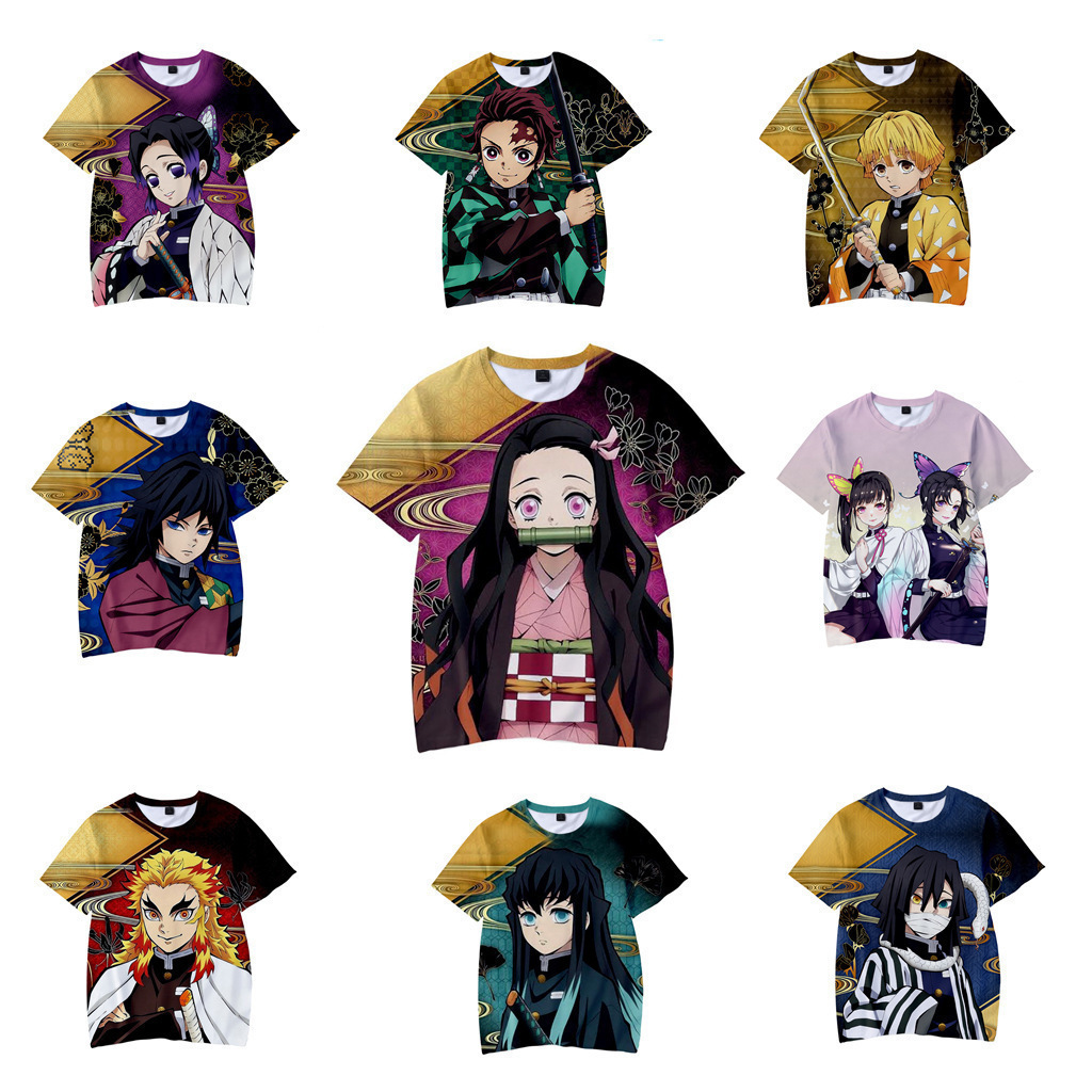 Summer Away Clothing - DemonSlayer Children's Short-sleeved T-shirt Children's Clothing