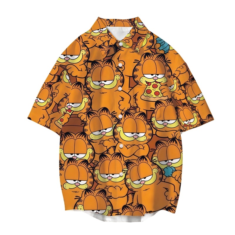 Summer Away Clothing - Summer new Garfield shirt cute cartoon