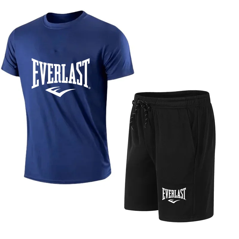 Summer Clothing Brands - 2026 Men's Summer T-Shirt+Shorts 2-Piece Set,