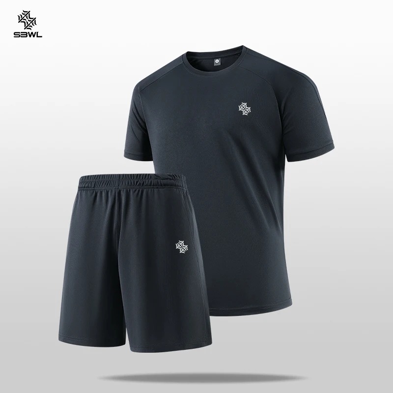 Summer Clothing Beach - All-match summer men two-piece suit, breathable