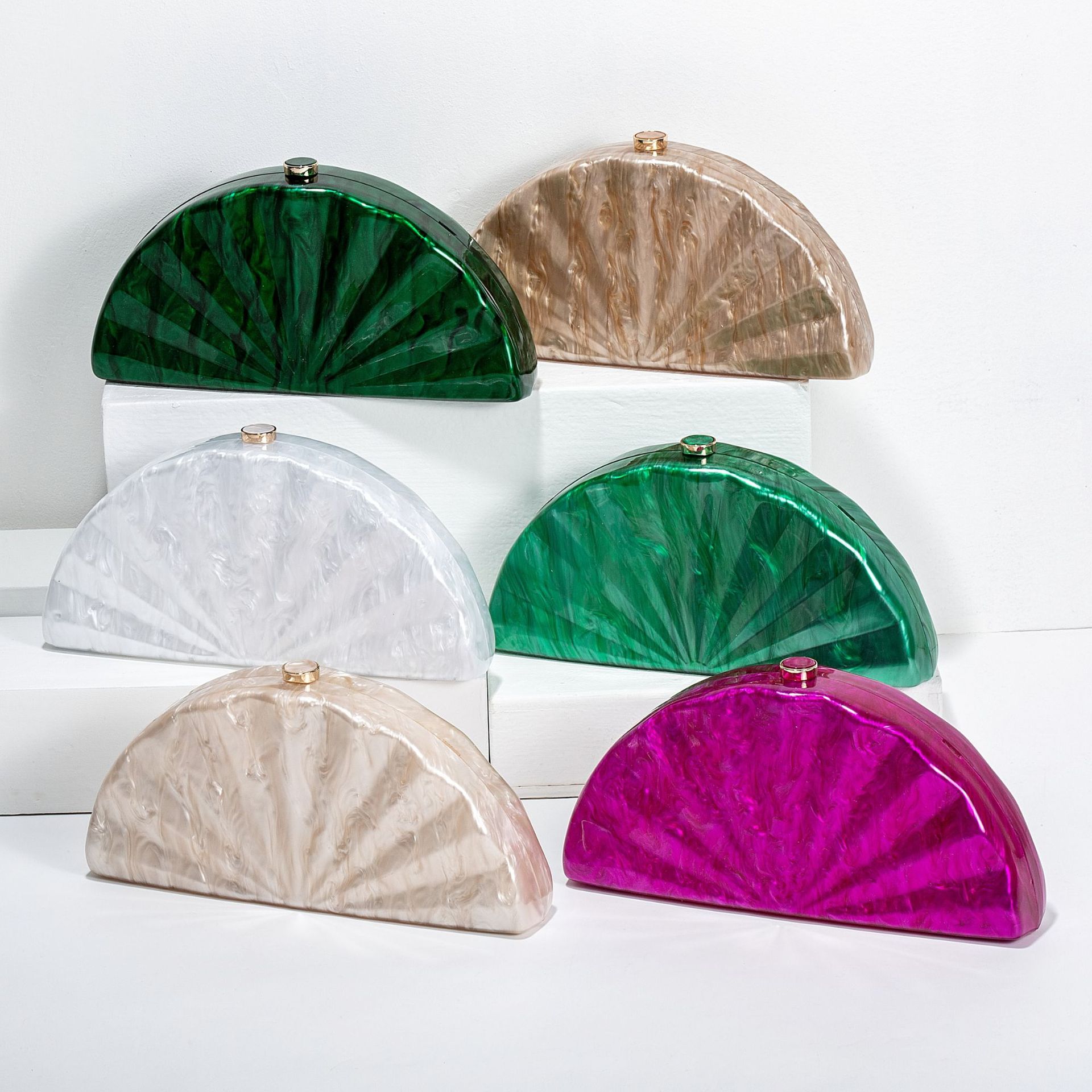 Summer Clothing Brands - Women Brand Half Moon Circular Barrel-Shaped