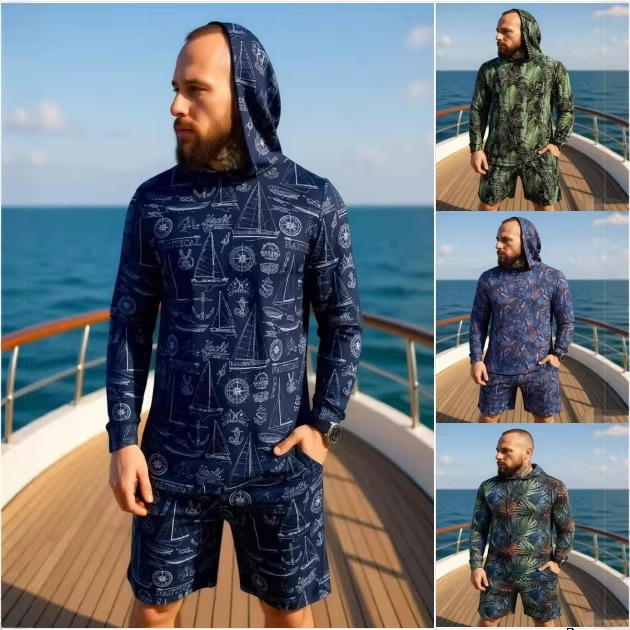 Summer Clothing Beach - 2026 New Camouflage Print Unisex Hooded