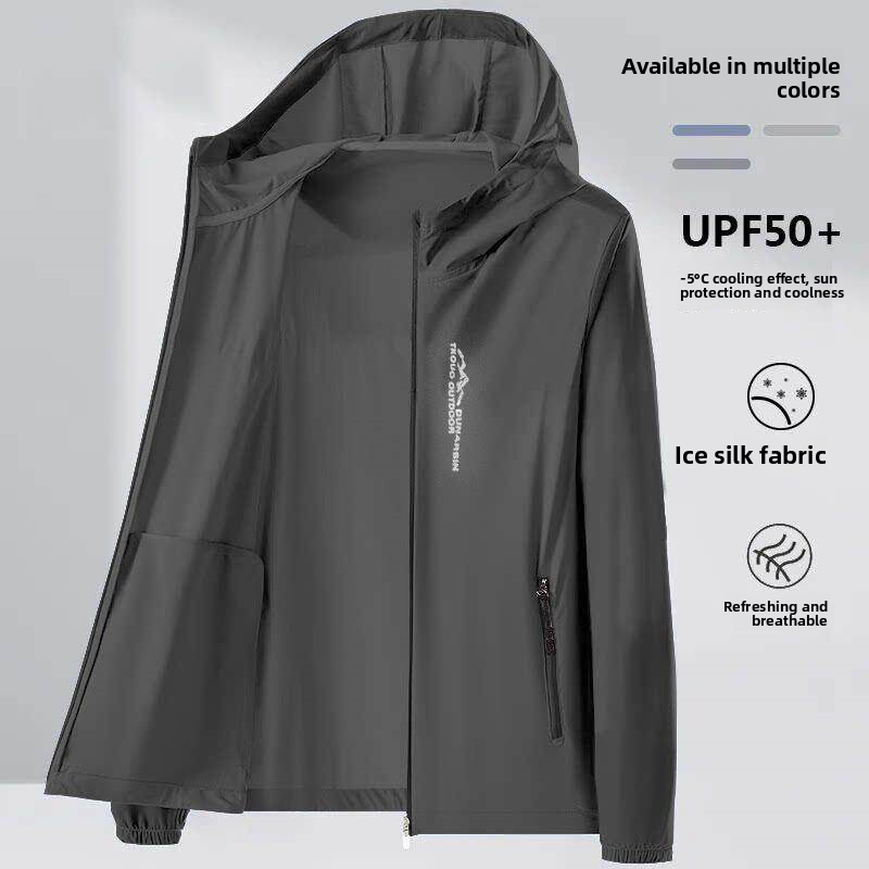 Summer Uv Clothing - Men's Summer Lightweight Breathable Ice Silk