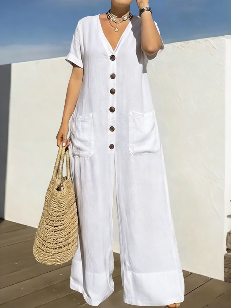 Summer Clothing Capsule - Plus Size Women Clothes Jumpsuit Summer