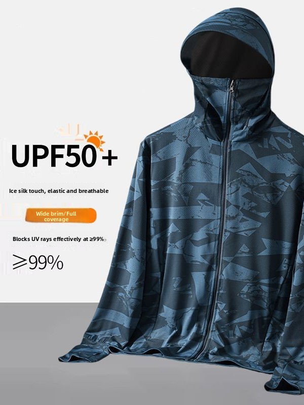 Summer Uv Clothing - Men's Camouflage Ice Silk Sun Protection