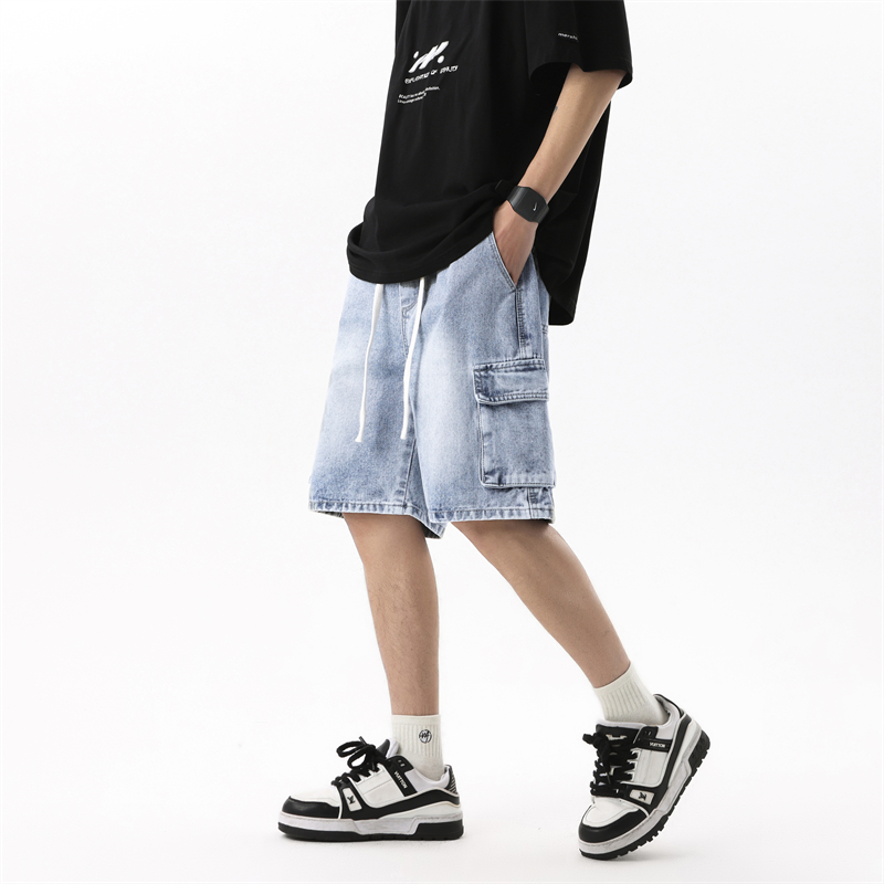 Summer Clothing Brands - Summer Men's Denim Shorts Retro Fashion