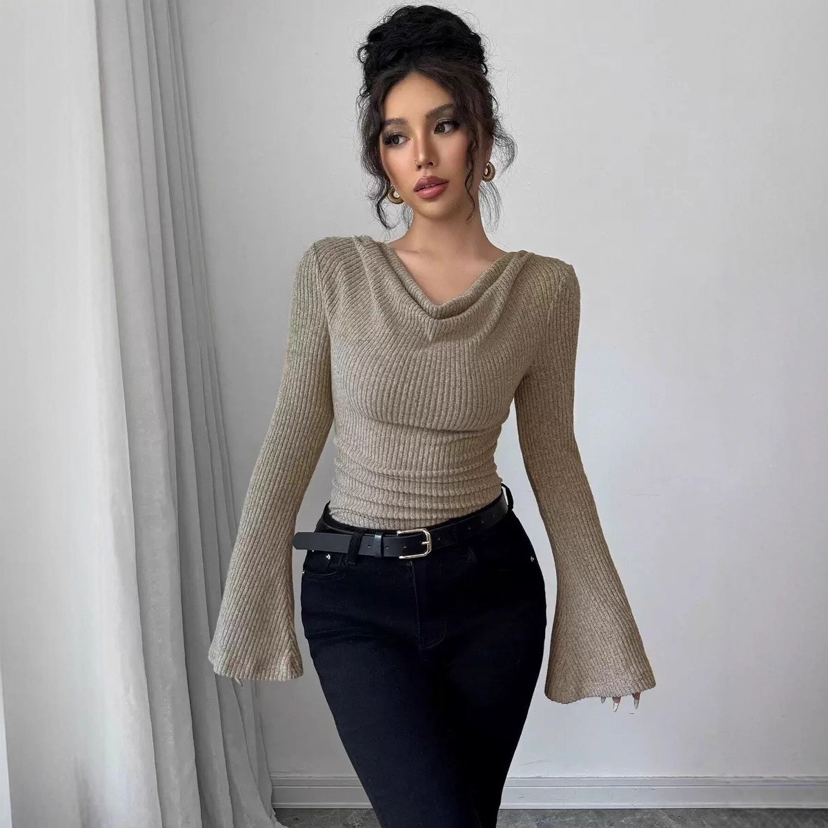 Women's Blouse Longsleeve Soli - Off Shoulder Blouse review and price