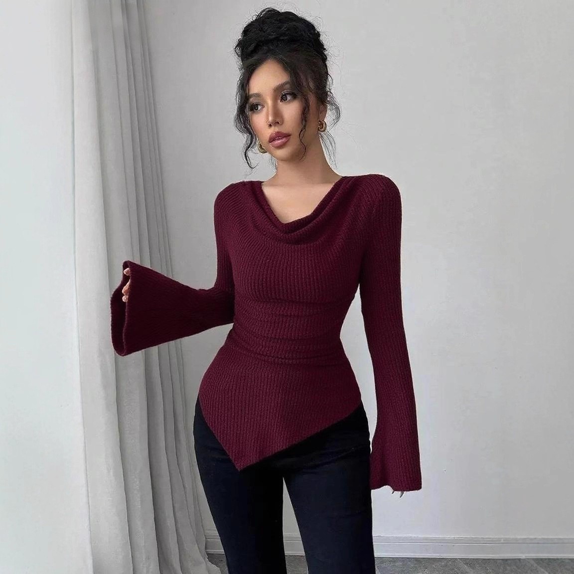Women's Blouse Longsleeve Soli - Off Shoulder Blouse review and price