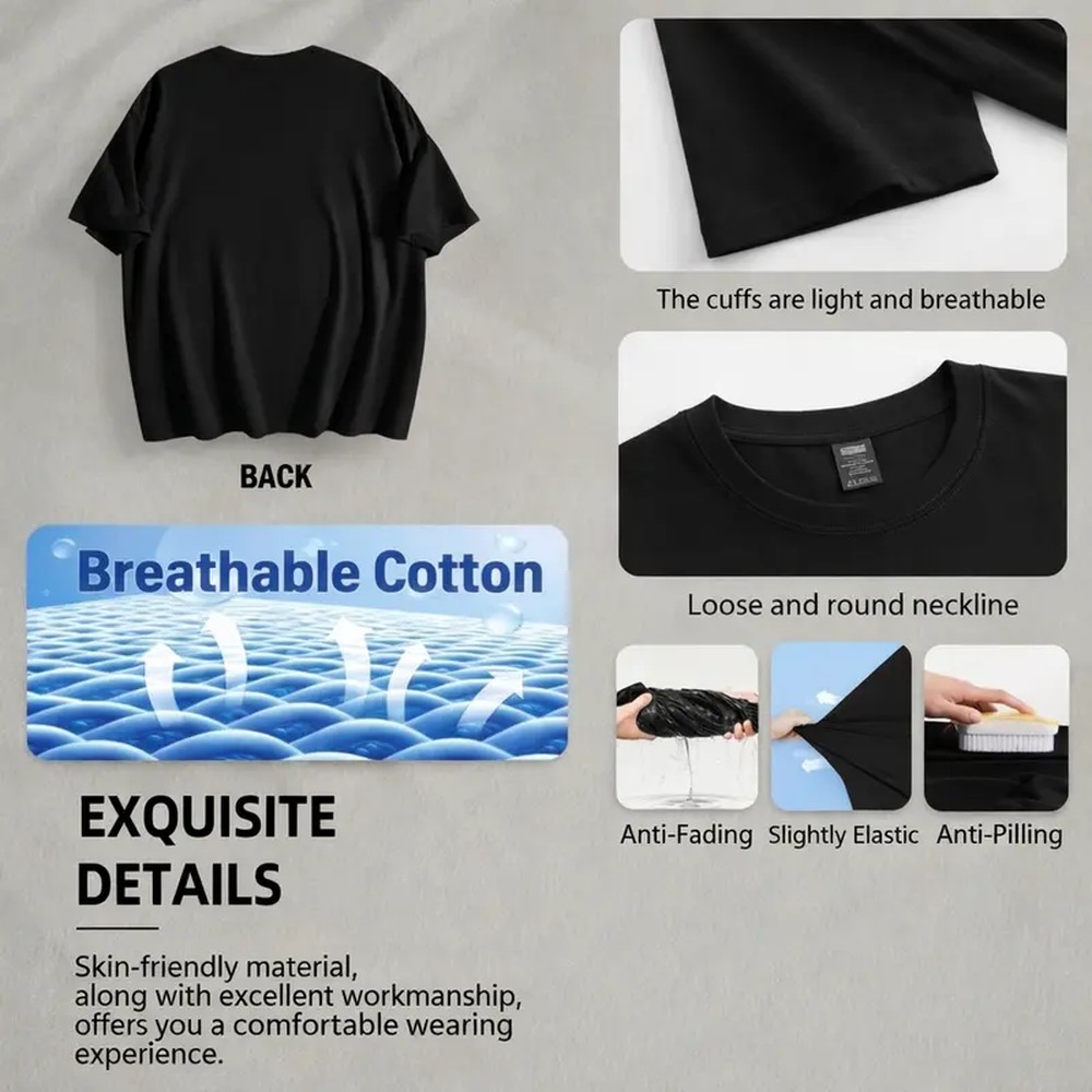 Men's Cotton Round Neck Short- - Summer Days Clothing review and price