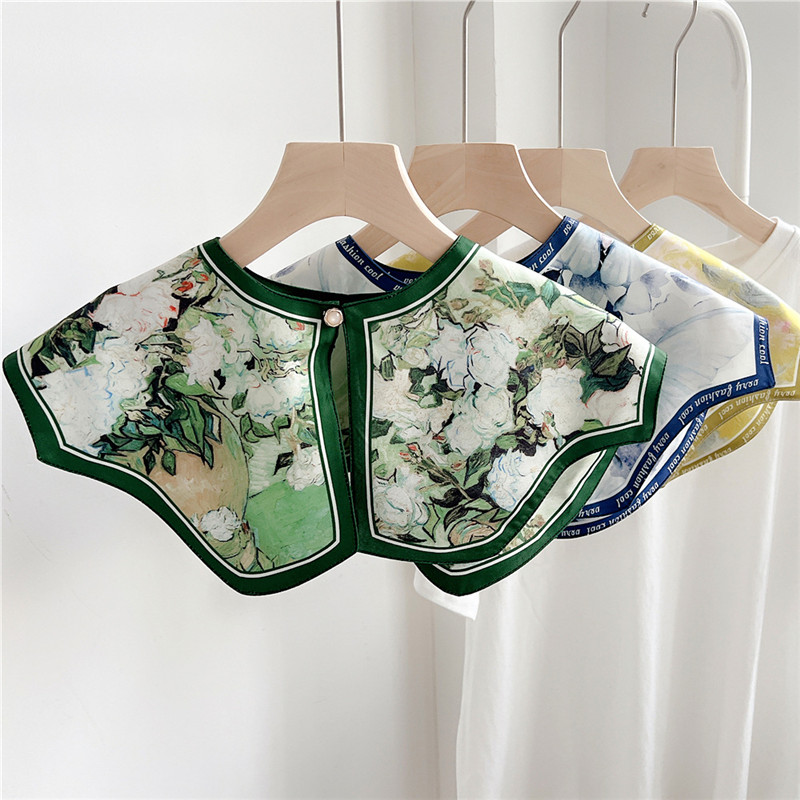 Fashion Floral Detachable Coll - Off Shoulder Blouse review and price