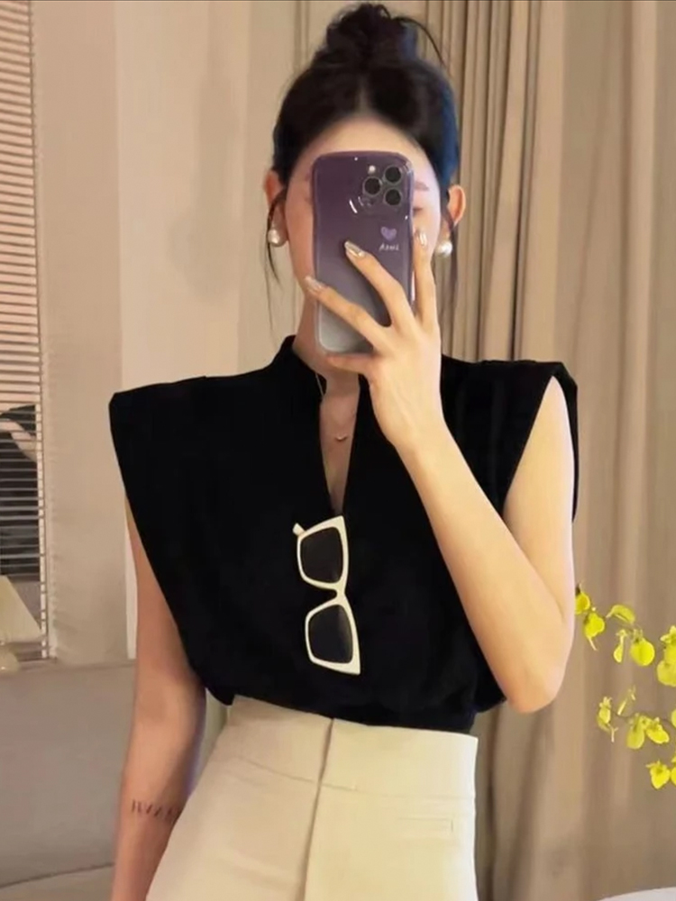 Retro Stand Collar Short Sleev - Summer Clothing Brands review and price