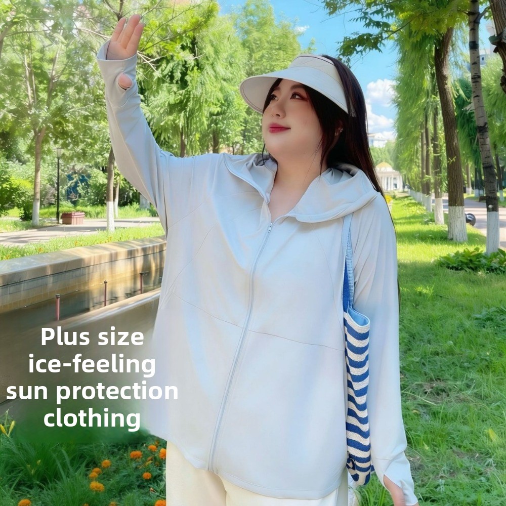 Fat Mm New Plus Size Ice Silk  - Summer Uv Clothing review and price