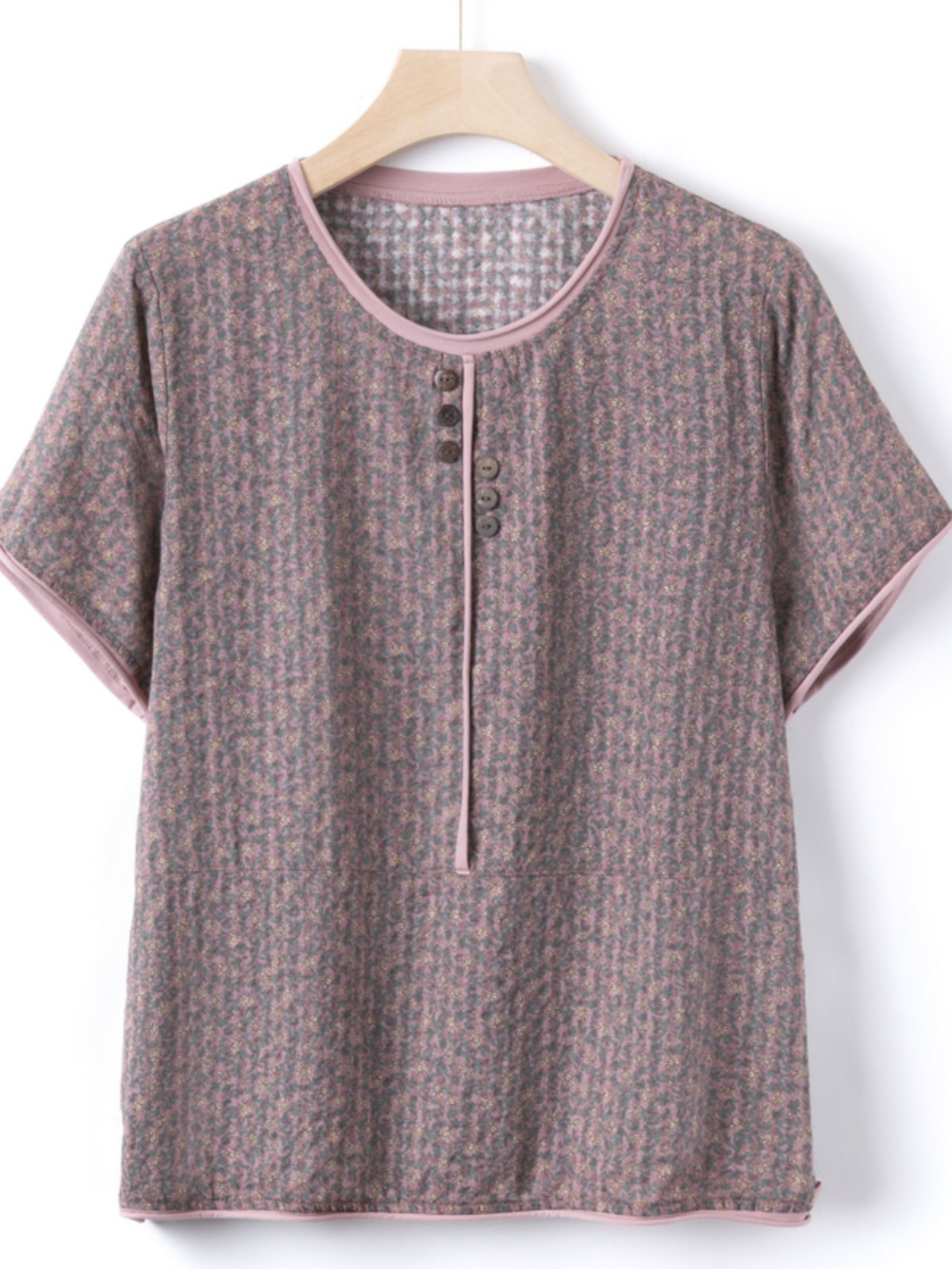 Casual Cotton Silk Short Sleev - Summer Clothing Over 60 review and price