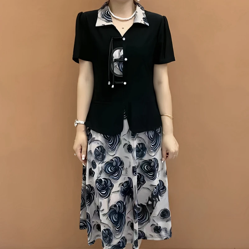 New Chinese Style Summer Fashi - Summer Clothing Over 60 review and price