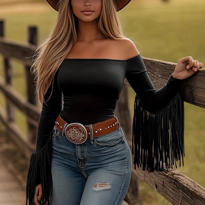 Women Clothes Longsleeve Blous - Off Shoulder Blouse review and price