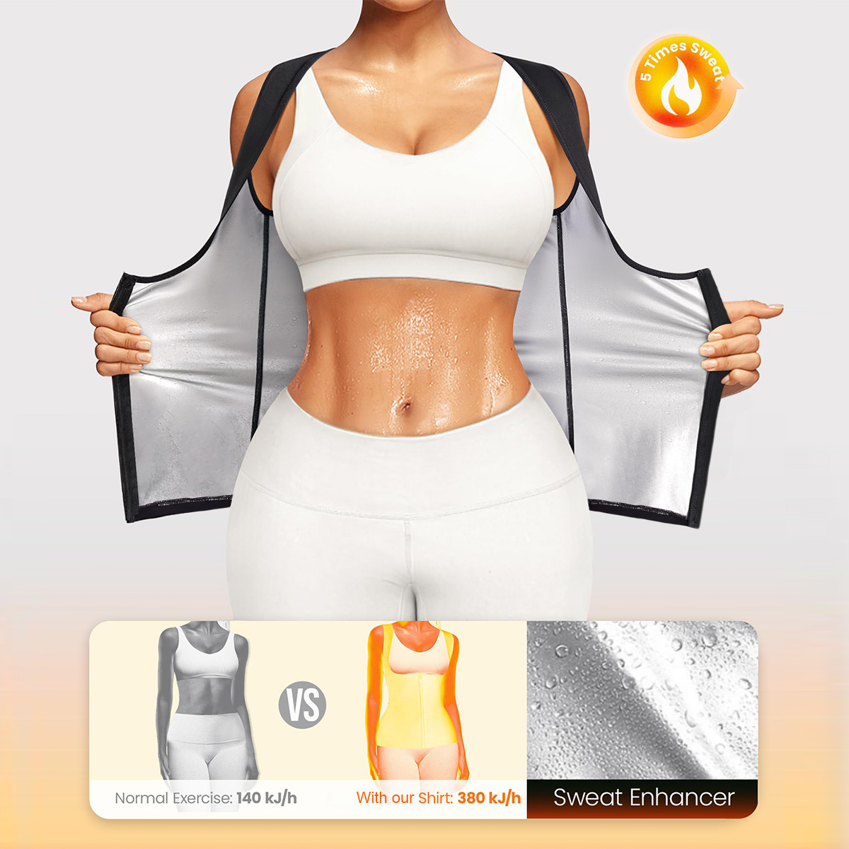 1PCS Women’s Sweat Vest for We - Tank Top Breathable review and price