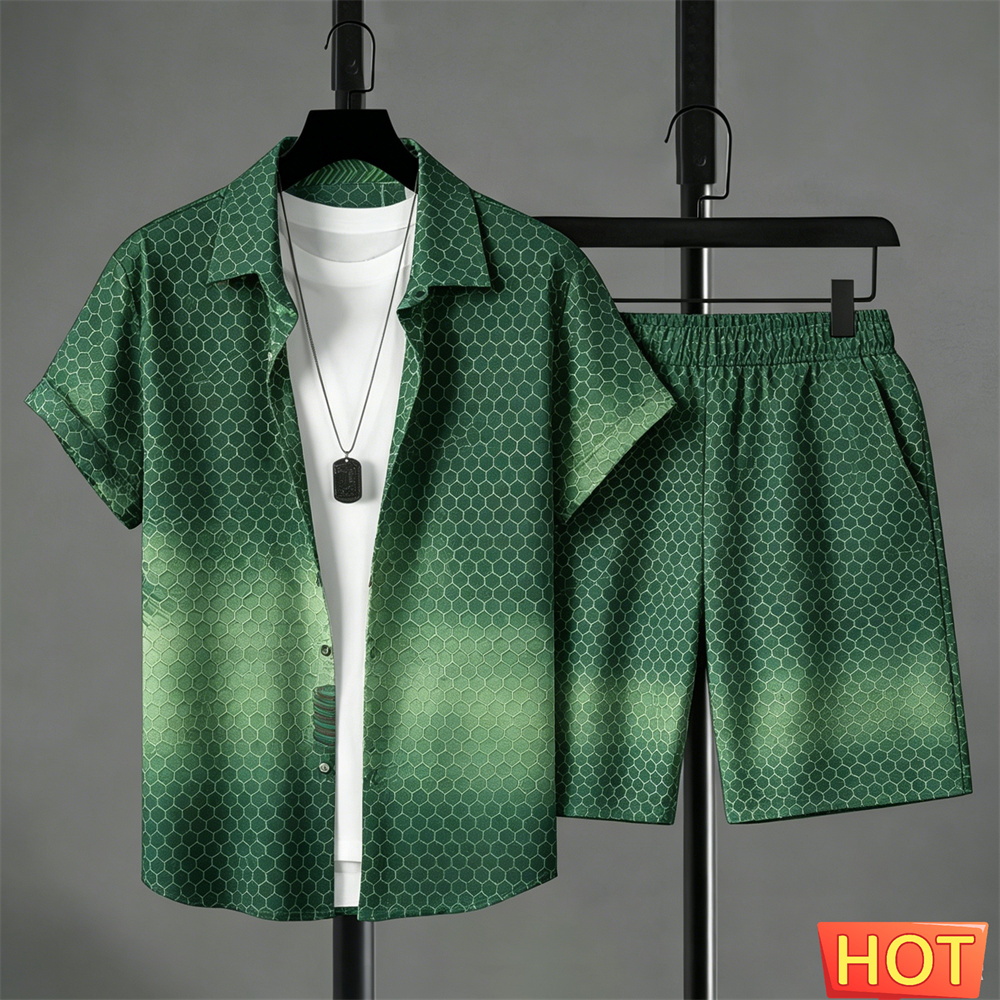 Summer Outfits Man Shirt Set G - Summer Clothing Beach review and price