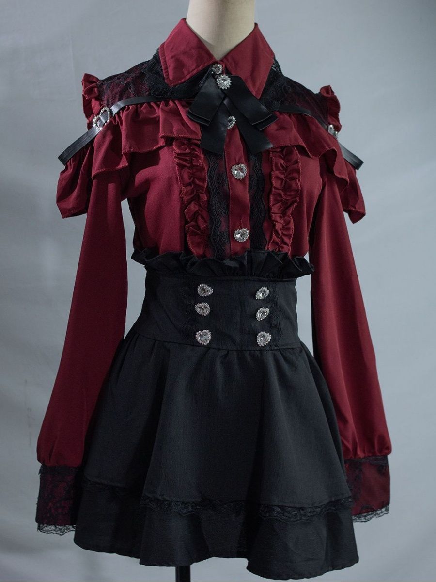 Subculture JK Uniform 2 Piece  - Off Shoulder Blouse review and price