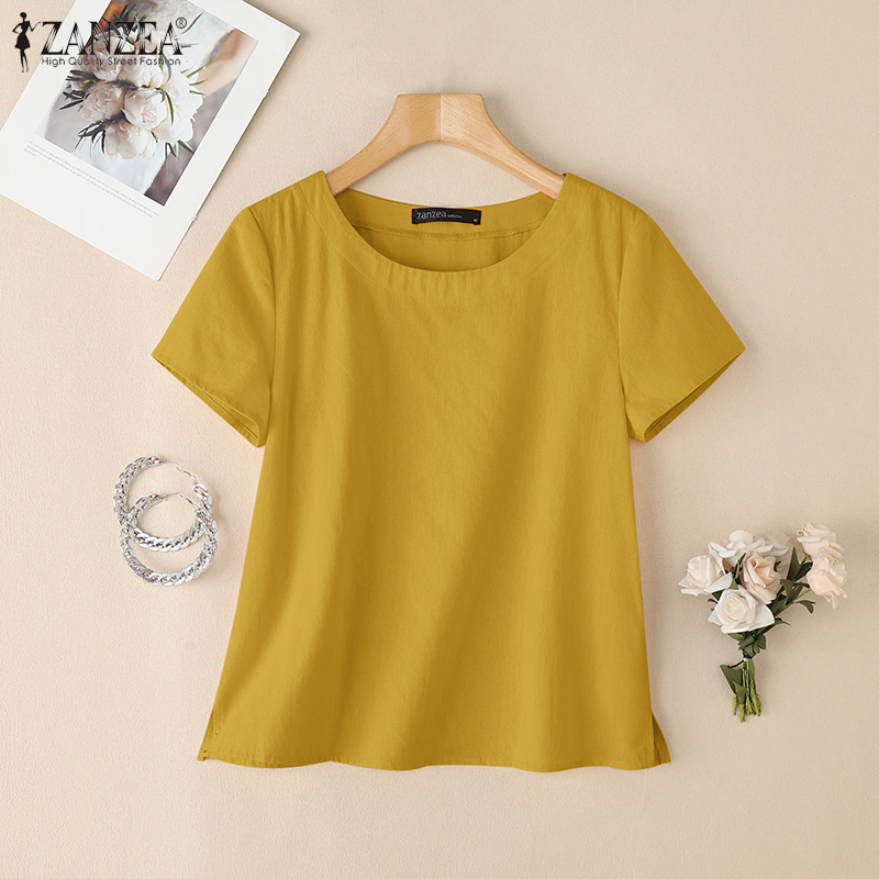 ZANZEA Summer Casual Cotton Bl - Summer Days Clothing review and price