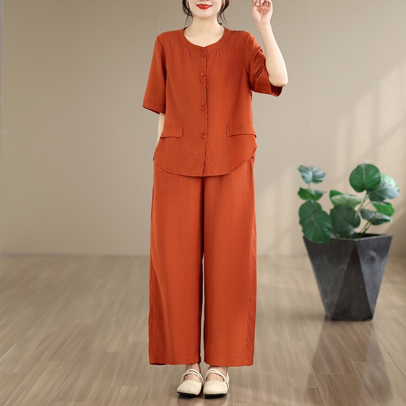 New Summer Cotton Linen Loose  - Summer Clothing Over 60 review and price