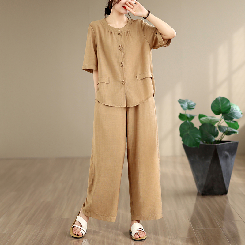 New Summer Cotton Linen Loose  - Summer Clothing Over 60 review and price