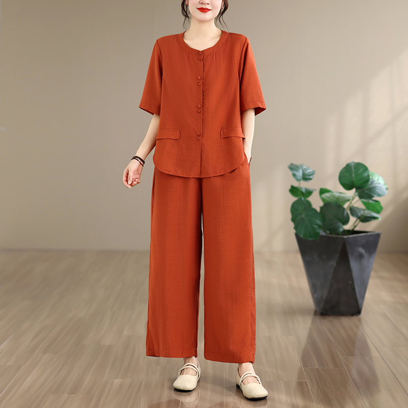 New Summer Cotton Linen Loose  - Summer Clothing Over 60 review and price