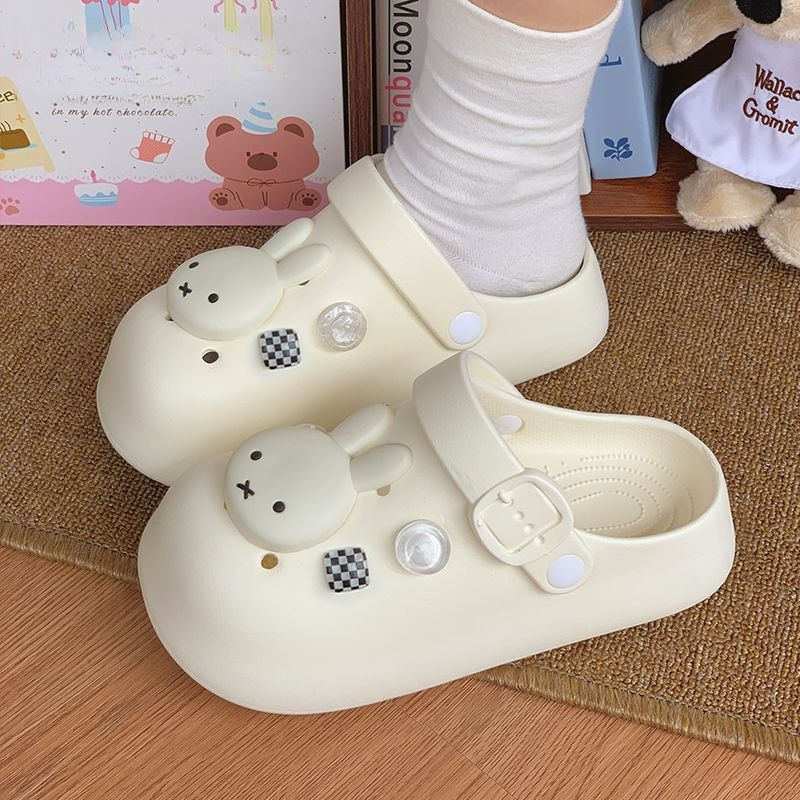 Kawaii Miffy Slippers Cute Car - Summer Away Clothing review and price