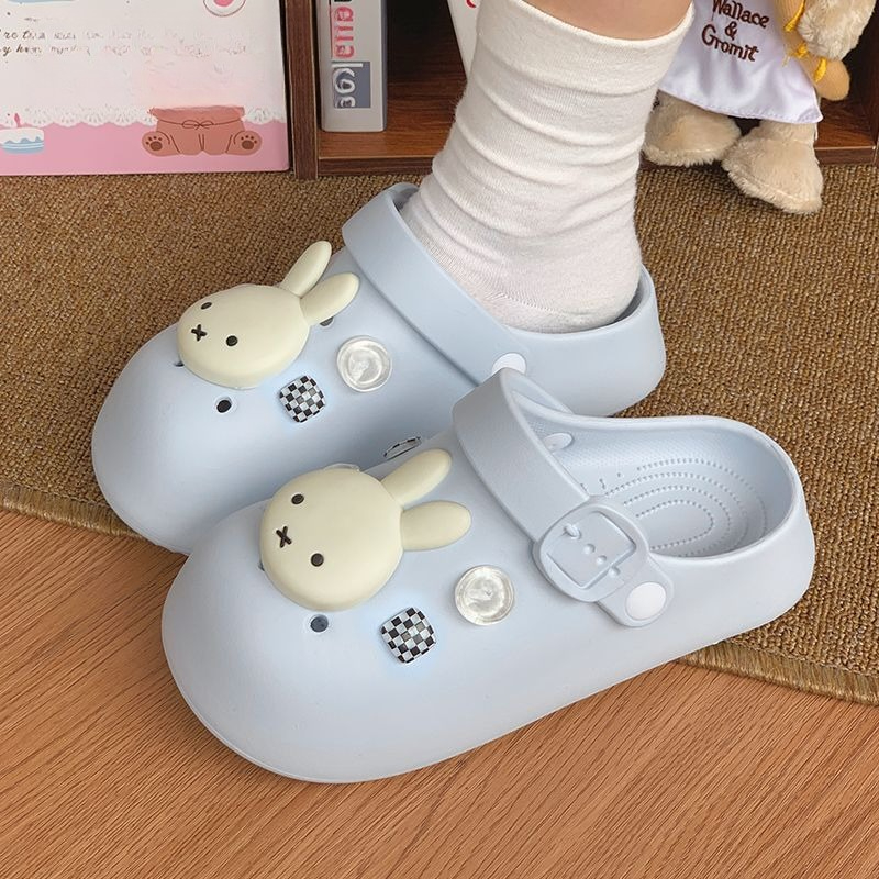 Kawaii Miffy Slippers Cute Car - Summer Away Clothing review and price