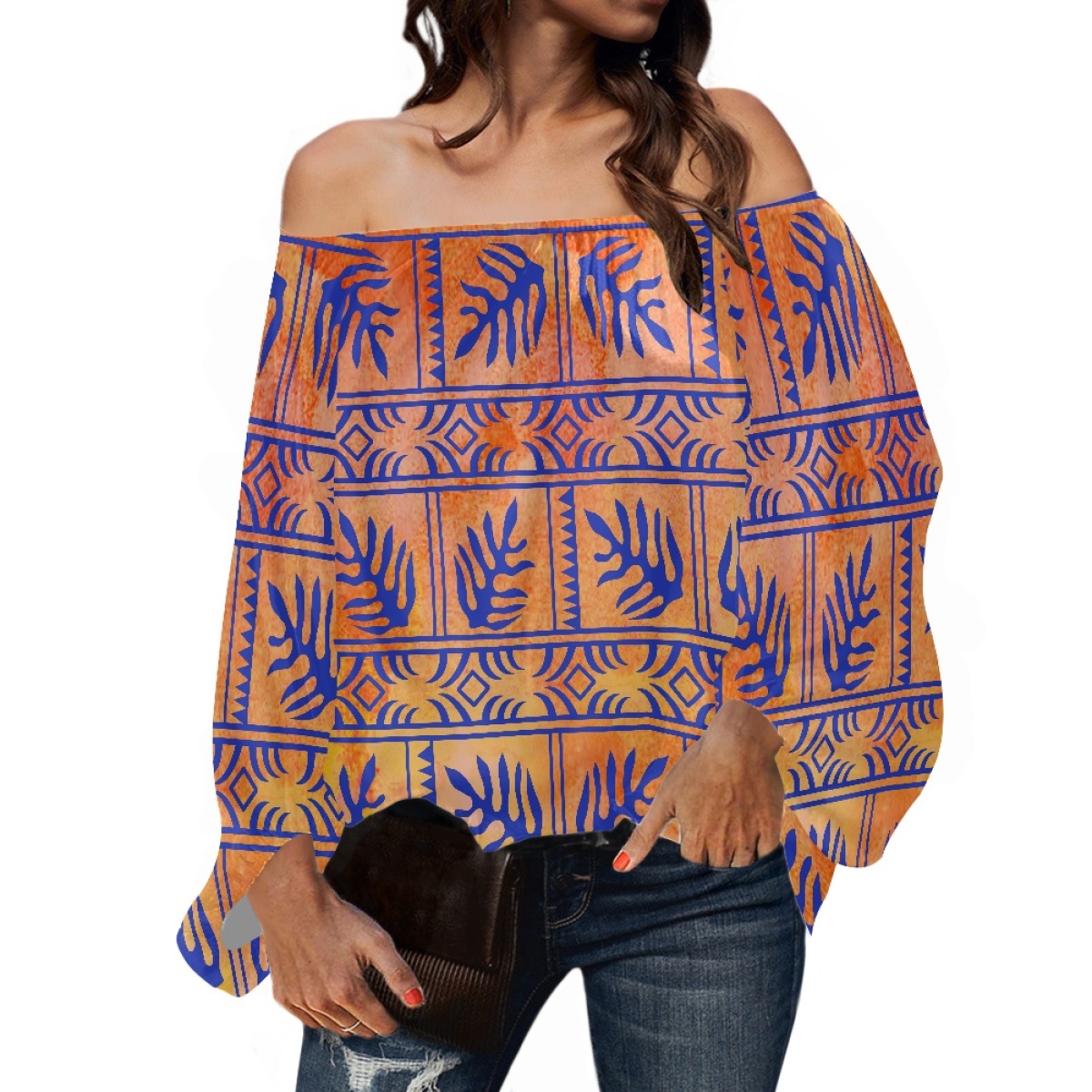 Polynesian Tribal Clothing Sam - Off Shoulder Blouse review and price