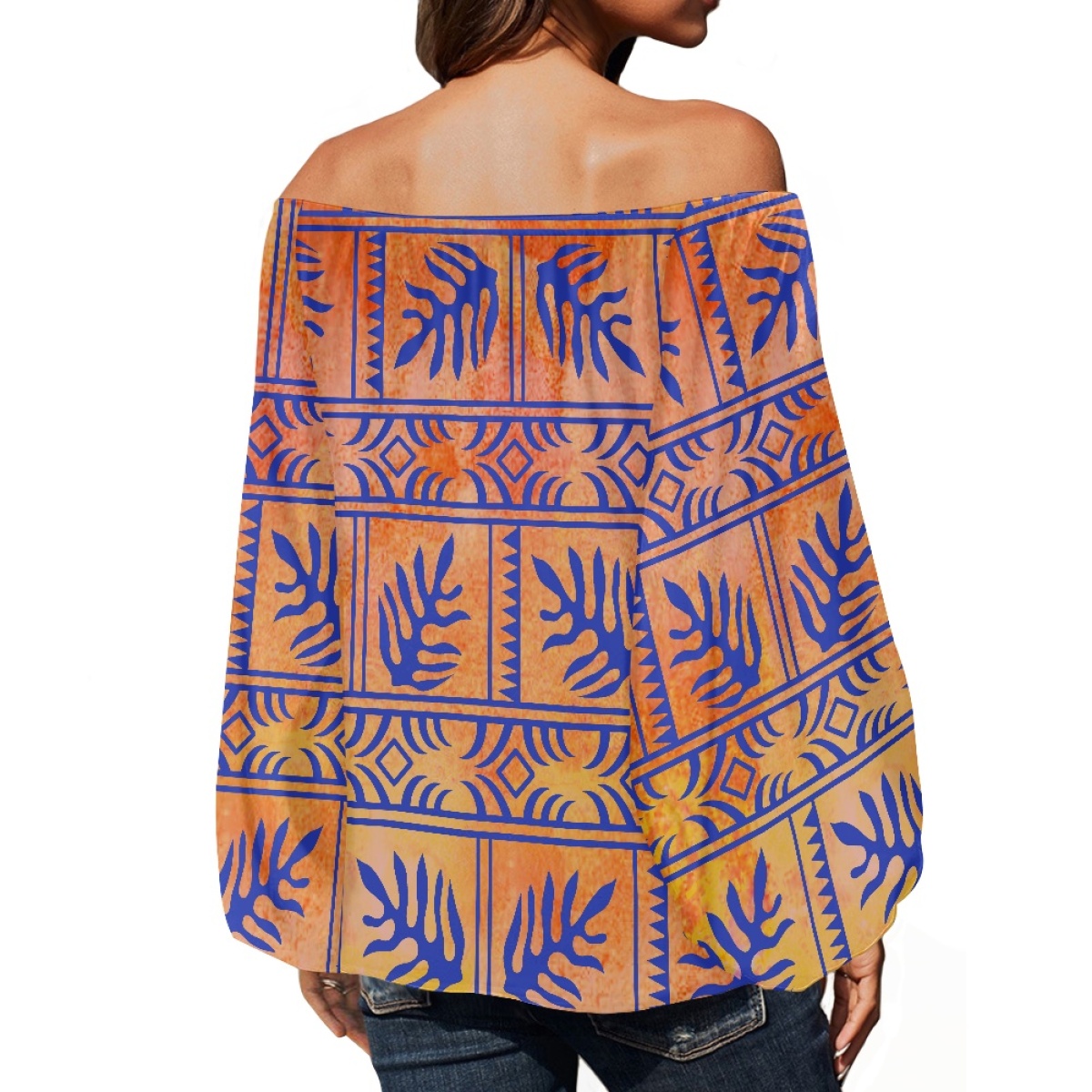 Polynesian Tribal Clothing Sam - Off Shoulder Blouse review and price
