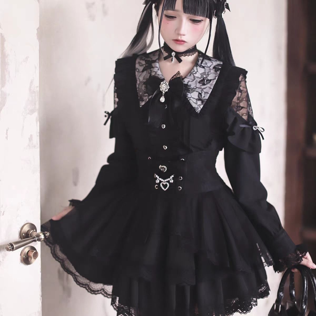 Harajuku Kawaii Skirt Sets Wom - Off Shoulder Blouse review and price