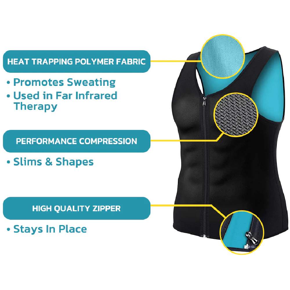 1PCS Hot Neoprene Sauna Vest f - Tank Top Breathable review and price