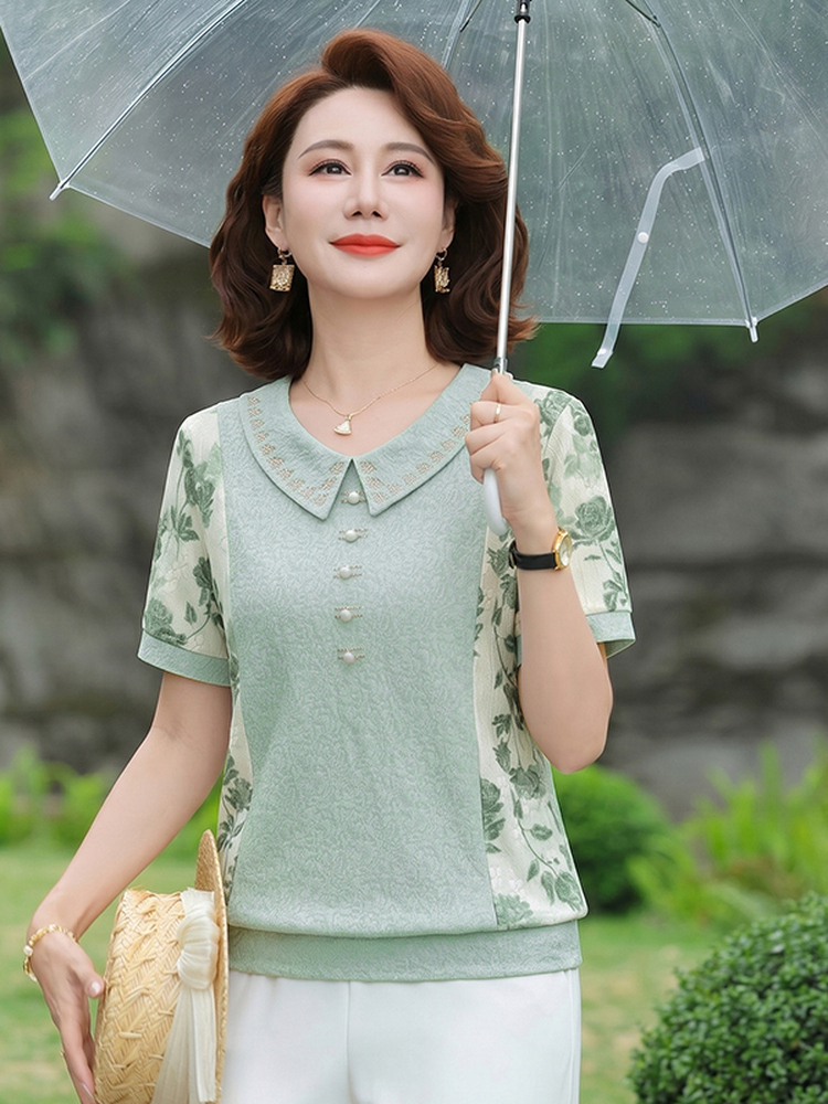 Slimming Short Sleeve T-Shirt  - Summer Clothing Over 60 review and price