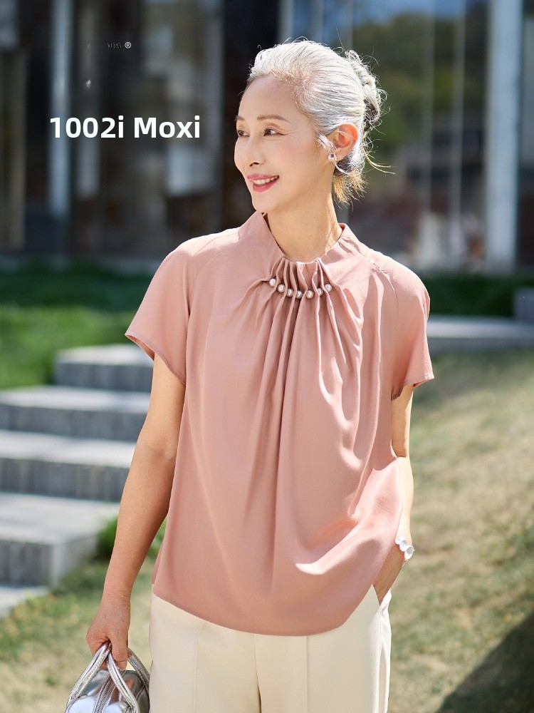 Muzhi Fashionable Short Sleeve - Summer Clothing Women Over 50 review and price