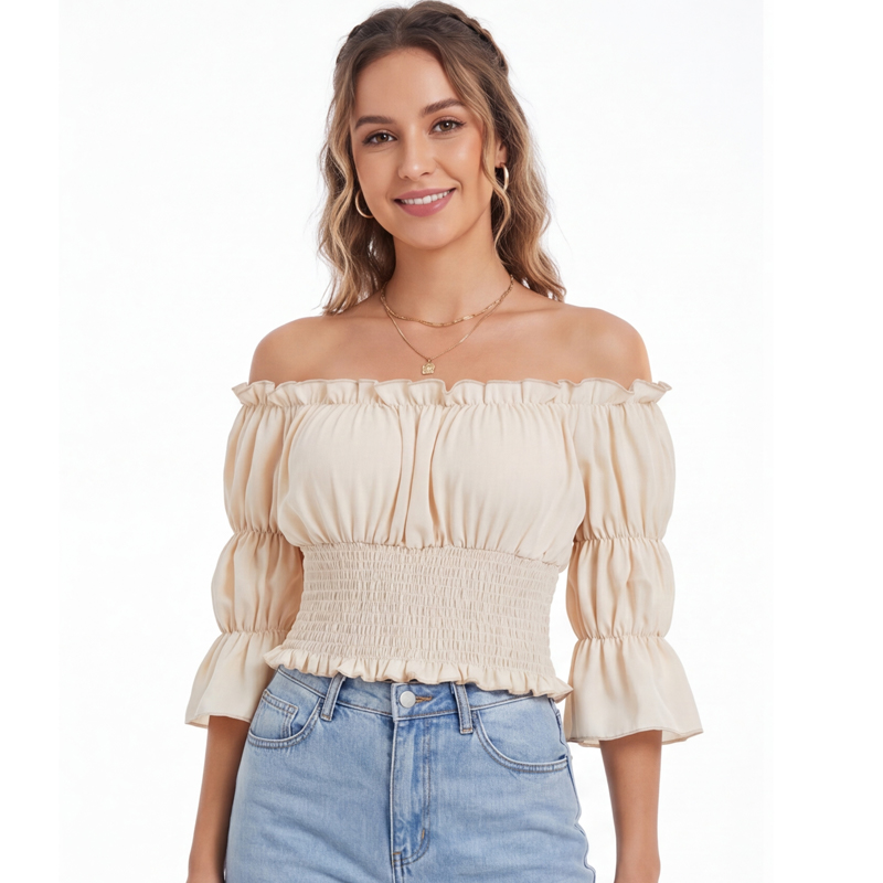 Renaissance Blouse Women Top w - Off Shoulder Blouse review and price