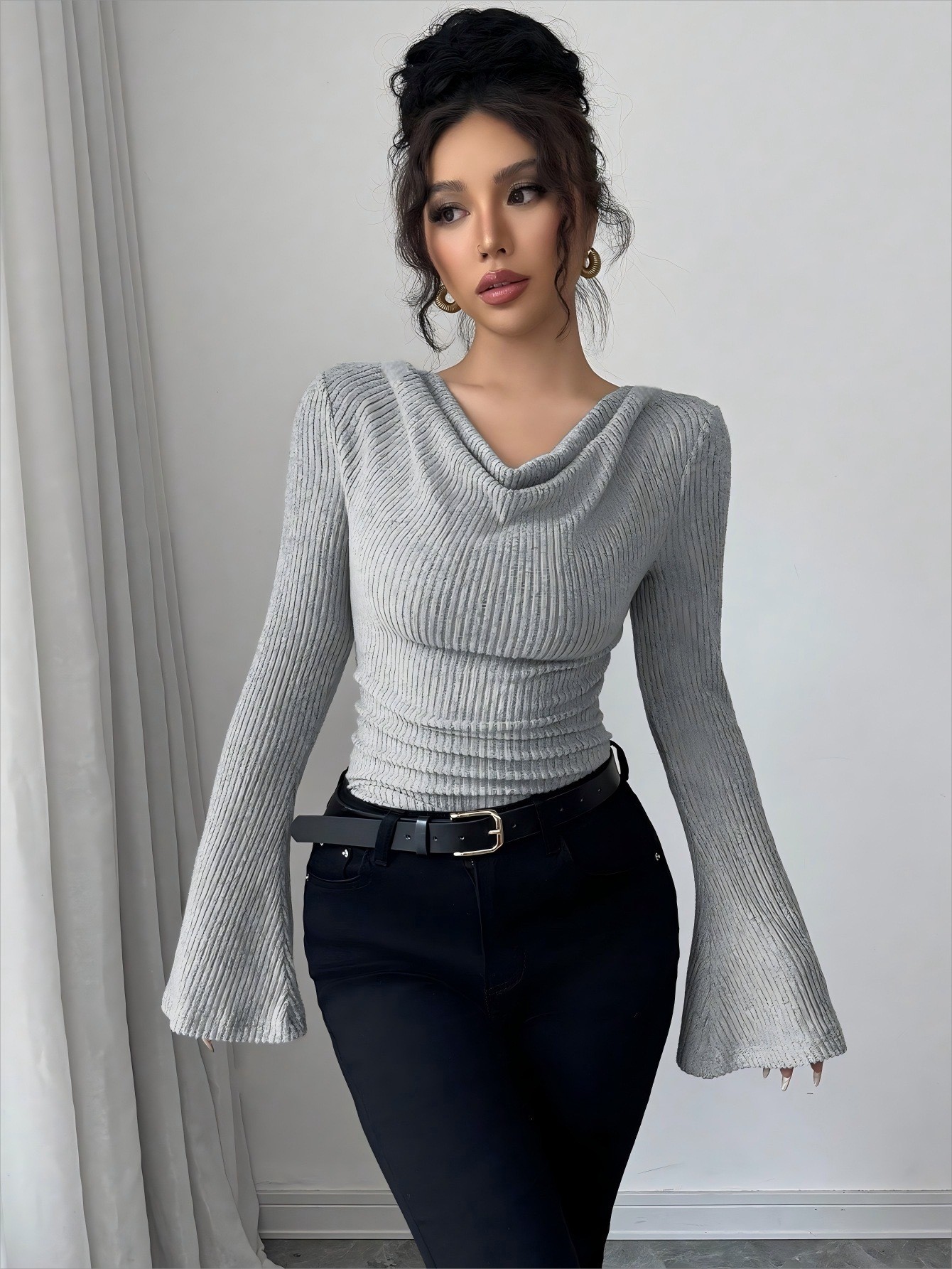Women Blouse Off Shoulder Cowl - Off Shoulder Blouse review and price