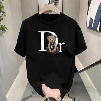Luxury Brand Cute Bear Print T - Summer Clothing Brands review and price