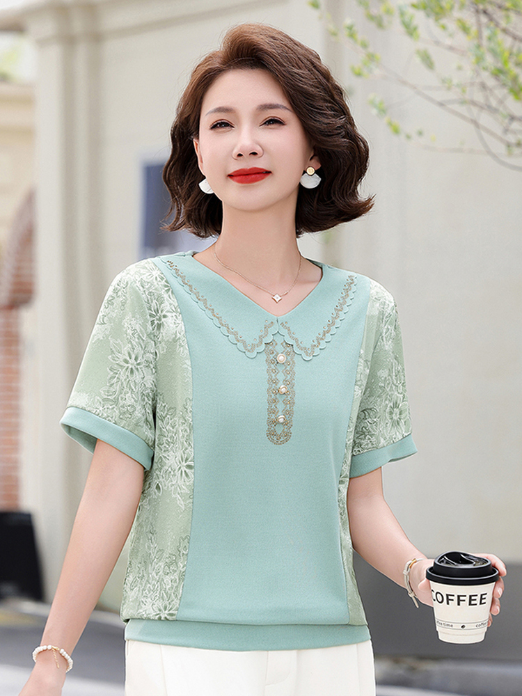 Fashionable Summer Knitted Spl - Summer Clothing Over 60 review and price