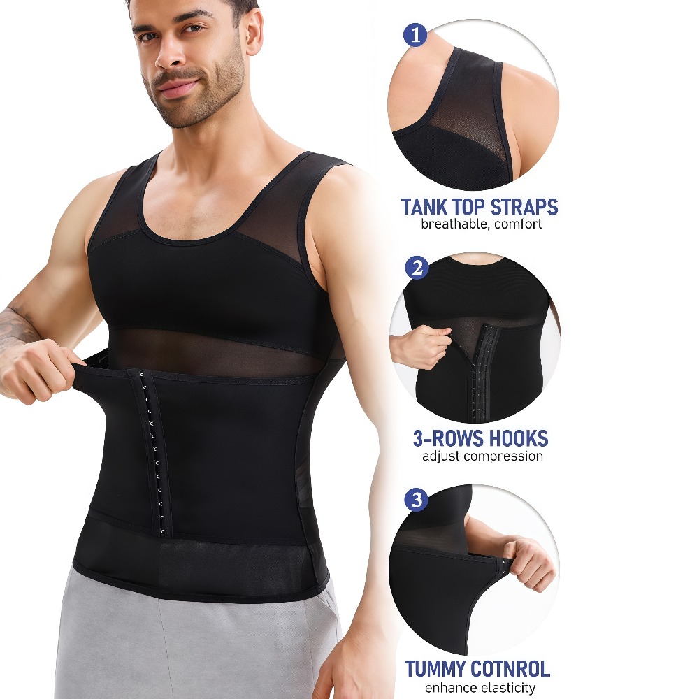 Button Adjustable Compression  - Tank Top Breathable review and price