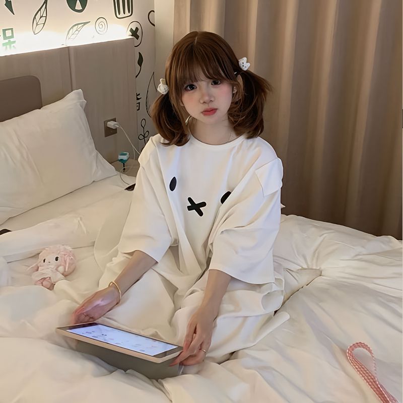 Kawaii Miffy Sleeping Dress Cu - Summer Away Clothing review and price
