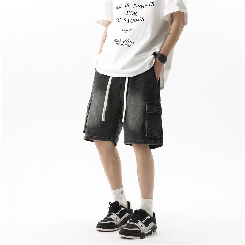 Summer Men's Denim Shorts Retr - Summer Clothing Brands review and price