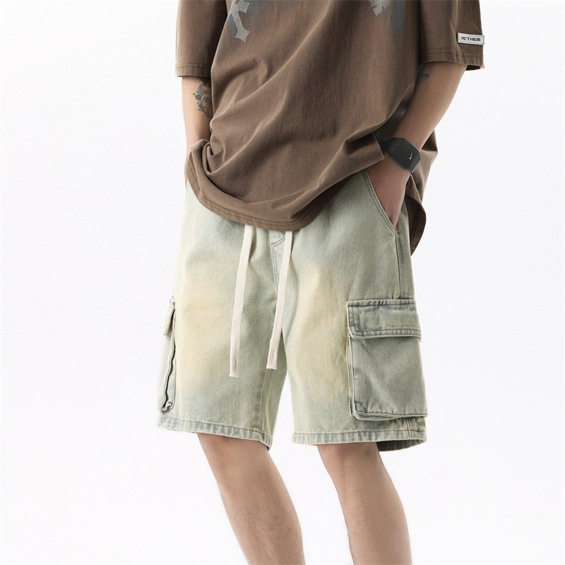 Summer Men's Denim Shorts Retr - Summer Clothing Brands review and price